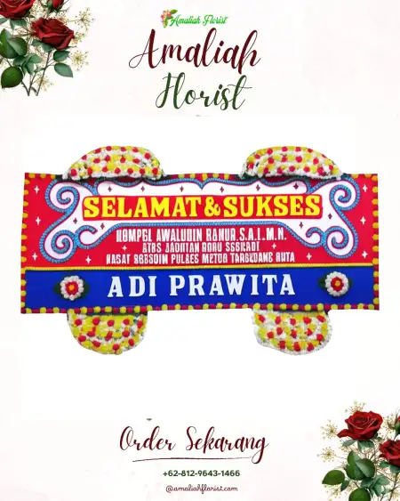 Papan Bunga Ucapan Selamat Kuwukan